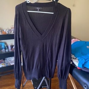Black express v neck cardigan